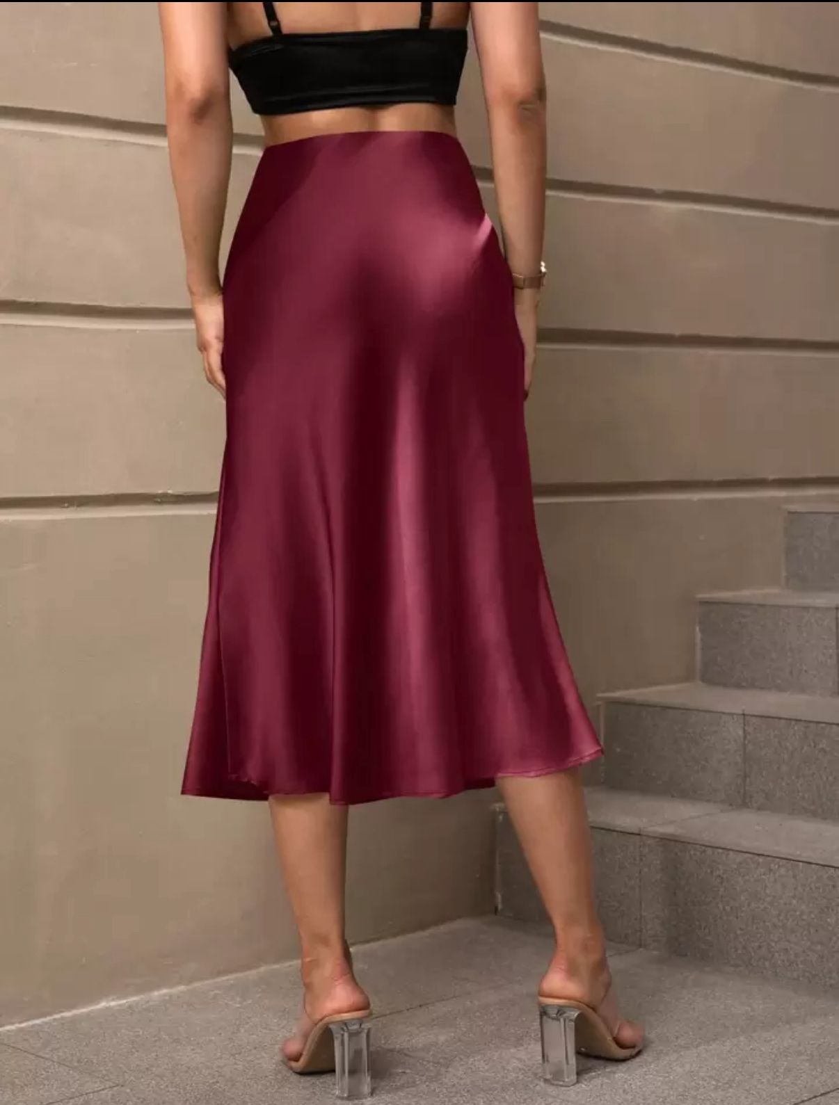 Serene Satin Skirt